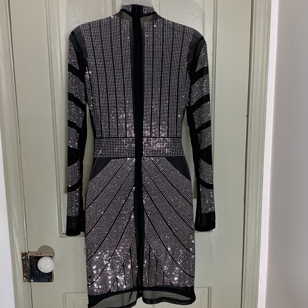 Mesh/Rhinestone Sheer Party/Costume Dress - Picture 5 of 10